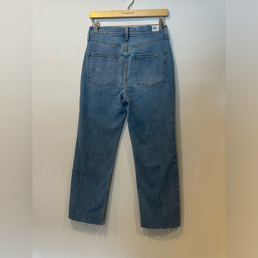 Frank & Eileen Monaghan High Rise Raw Hem Cropped Jeans - Picture 5 of 9